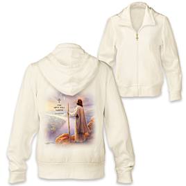 I Am With You Always Women's Hoodie With Greg Olsen Artwork