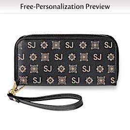 "Just My Style" Wallet With Your Initials In Custom Pattern