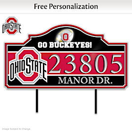The Ohio State University Outdoor Address Sign