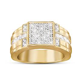 Gold Label Diamond Ring Size 13