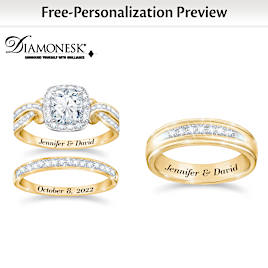 A Day To Remember Together Personalized 18K-Gold And Platinum