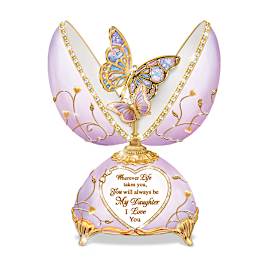 Peter Carl Fabergé-Style Porcelain Egg For Daughter