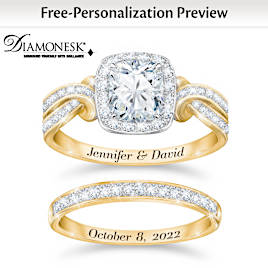 A Day To Remember Personalized Bridal Ring Set