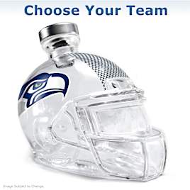 NFL Glass Helmet Decanter: Choose Your Team