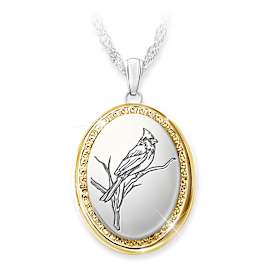 Forever With You Remembrance Necklace - Cardinal