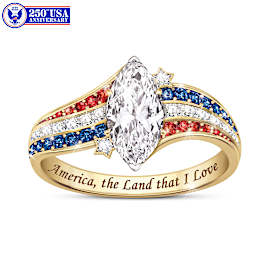 Land That I Love Ring Size 7