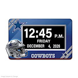 Dallas Cowboys Easy Read Full Disclosure LED Clock
