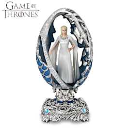 GAME OF THRONES Daenerys Targaryen Egg Sculpture