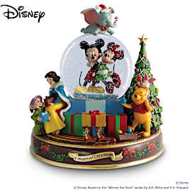 Disney Illuminating Musical Christmas Snowglobe