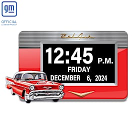 1957 Chevy Bel Air Easy-Read Full Disclosure Clock