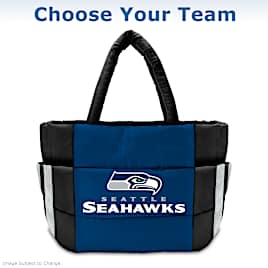 NFL Puffer Tote Bag: Choose Your Team