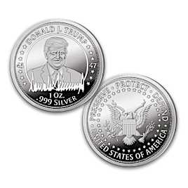 2024 President Trump 1 Ounce Silver Proof Coin With Capsule