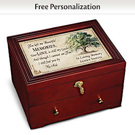 Personalized Wooden Remembrance Keepsake Box