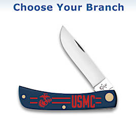 U.S. Military CASE Sod Buster Jr. Knife: Choose Your Branch