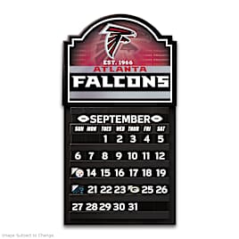 Falcons Perpetual Calendar Tracks Weekly Matchups