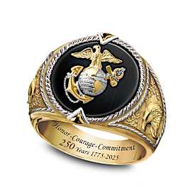 250th Anniversary USMC Tribute Ring Size 12