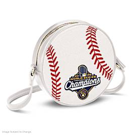 Brewers World Series Champions Crossbody Baseball Bag