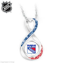 New York Rangers&reg; 100th Anniversary Infinity Necklace