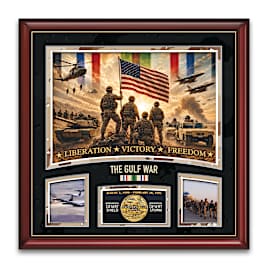 Gulf War 35th Anniversary Framed Wall Decor