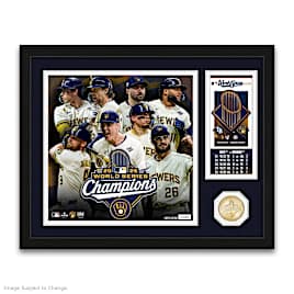 Brewers 2026 World Series Champions Framed Photo Mint