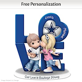 Dallas Cowboys Figurine Personalized With Names