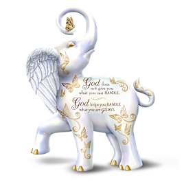 Blake Jensen "Strength In God's Help" Elephant Figurine