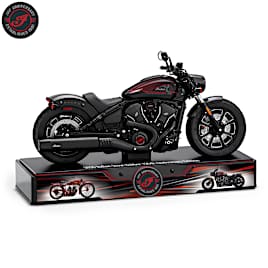 2026 Indian Scout 125th Anniversary Motorcycle Sculpture