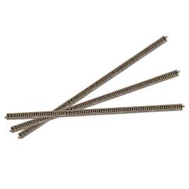 E-Z Track N Scale Straight Track: 3-Piece 30" Set