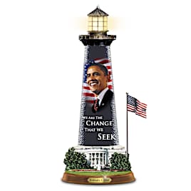 Barack Obama "Change" Lighthouse Sculpture