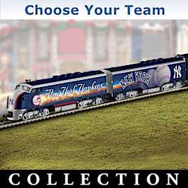 "Choose Your Team" MLB Illuminated Electric Model Train
