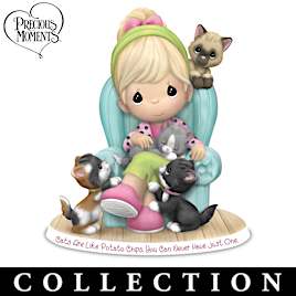 Precious Moments "You Had Me At Meow" Figurine Collection