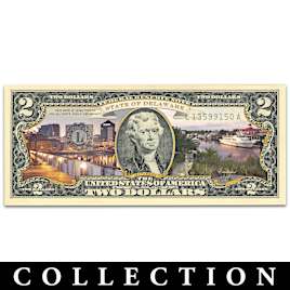 BANKNOTESコレクション② 22枚 The All-New U.S. $2 Statehood Bills Currency Collection With