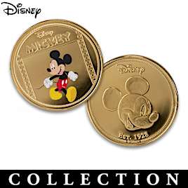Disney Mickey Mouse Proof Collection With Display