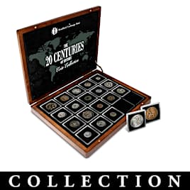 The 20 Centuries Of History Coin Collection And Display Case