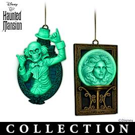 Disney The Haunted Mansion Glow-In-The-Dark Ornaments