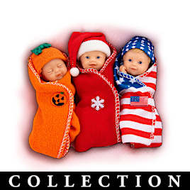 Bundle Babies Miniature Baby Dolls In Seasonal Outfits