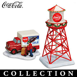 COCA-COLA Christmas Railroad Accessory Collection