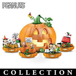 PEANUTS It's The Great Pumpkin Lighted Sculpture Collection