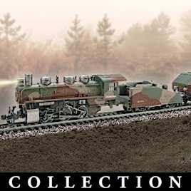HO-Scale "WWII Armored Express" Illuminated Electric Train