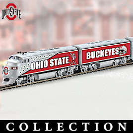 HO-Scale Ohio State Buckeyes Illuminated Model Train