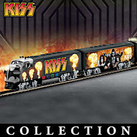 KISS "Rock 'N Roll Express" Illuminated Model Train