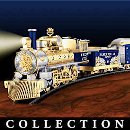 Silver Dollar Express Illuminated Electric Train Collection