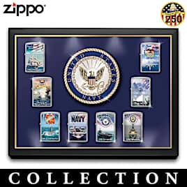 U.S. Navy&reg; Zippo&reg; Lighters With Lighted Display