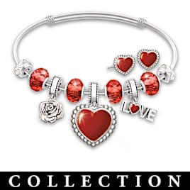 Holiday Charm Bracelet Collection With Collector's Box
