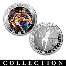 Dirk Nowitzki Legacy Coin Collection And Display