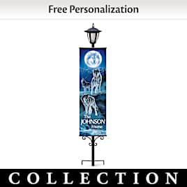 Al Agnew Personalized Welcome Banners With Solar Lamppost