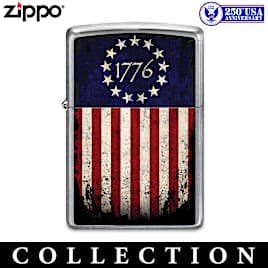 Zippo® Lighters Adorned With Patriotic Imagery Like The U.S. Flag