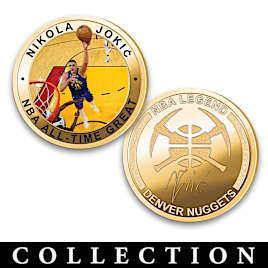 Nikola Jokic All-Time Great Coin Collection And Display