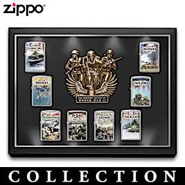 Zippo® Lighters Featuring Real WWII Battle Photos And Comes With