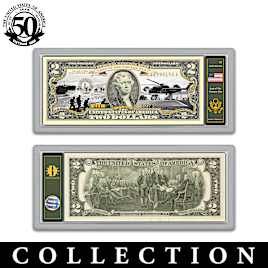 U.S. Vietnam Veterans $2 Bills Featuring Full-Color Art Of U.S.
